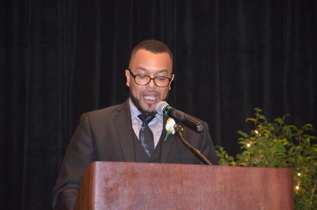 Photograph from an AAWHMP honors ceremony